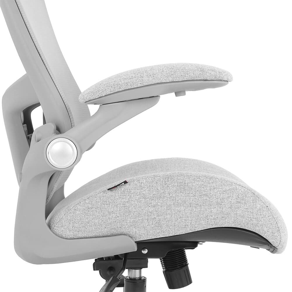 Cadeira de Escritório Ergonômica DT3 Vita Super H, Até 110Kg, Com Apoio de Cabeça, Cinza - 14392-9 - view 5