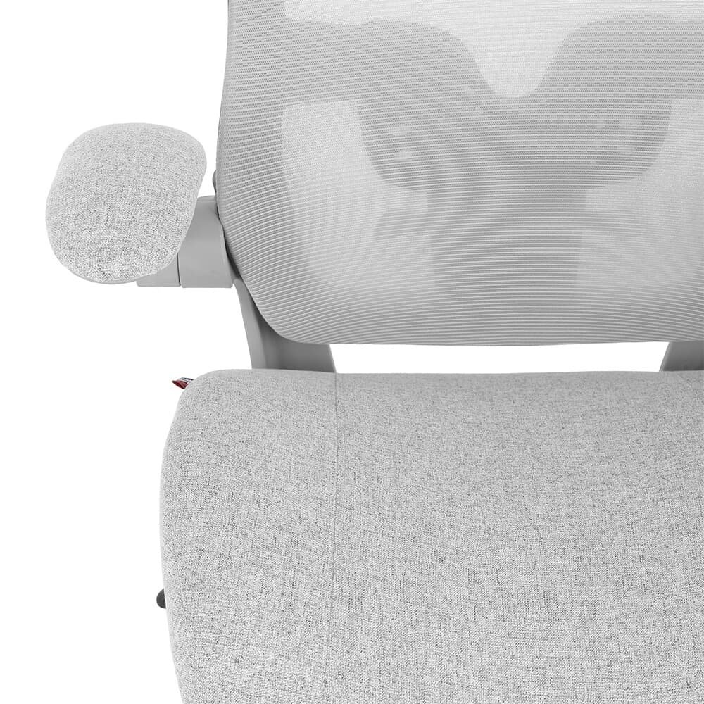 Cadeira de Escritório Ergonômica DT3 Vita Super H, Até 110Kg, Com Apoio de Cabeça, Cinza - 14392-9 - view 7