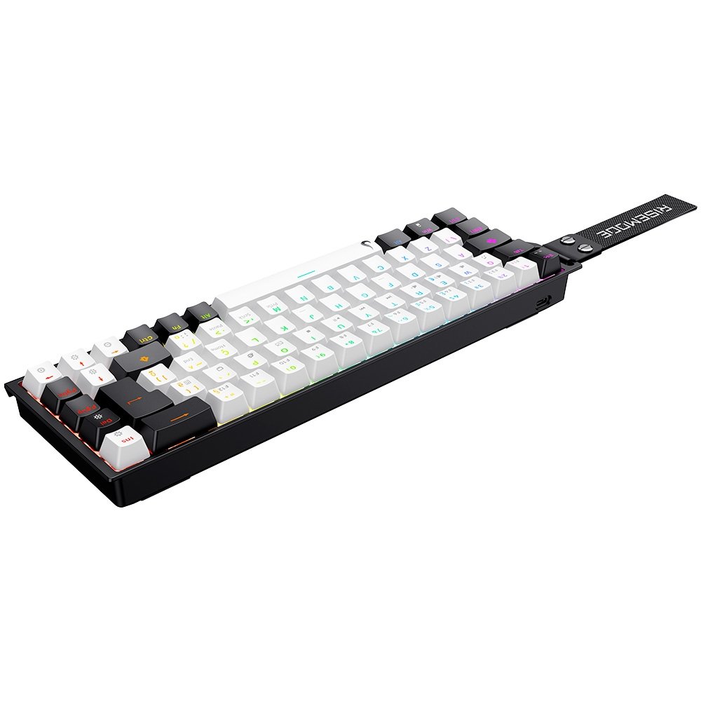 Teclado Magnético Gamer Rise Mode GM1 Pro, ARGB, Magnético OTK PRO, USB-C, Preto - RM-TCM-GM1M-PRO-B - view 4