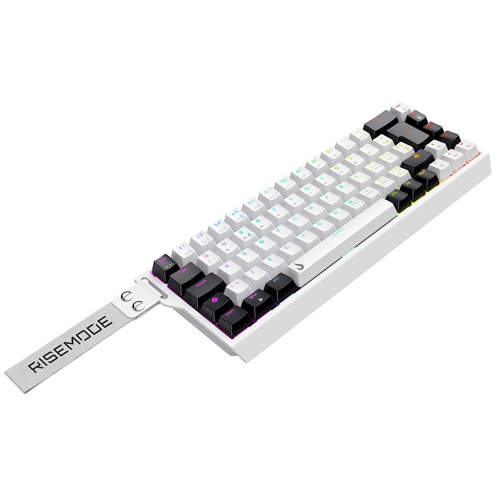 Teclado Magnético Gamer Rise Mode GM1 Pro, ARGB, Magnético OTK PRO, USB 3.0, Branco - RM-TCM-GM1M-PRO-W - view 3