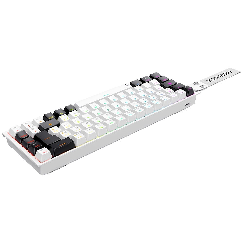 Teclado Magnético Gamer Rise Mode GM1 Pro, ARGB, Magnético OTK PRO, USB 3.0, Branco - RM-TCM-GM1M-PRO-W - view 4