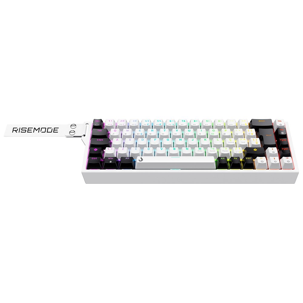 Teclado Magnético Gamer Rise Mode GM1 Pro, ARGB, Magnético OTK PRO, USB 3.0, Branco - RM-TCM-GM1M-PRO-W - view 2