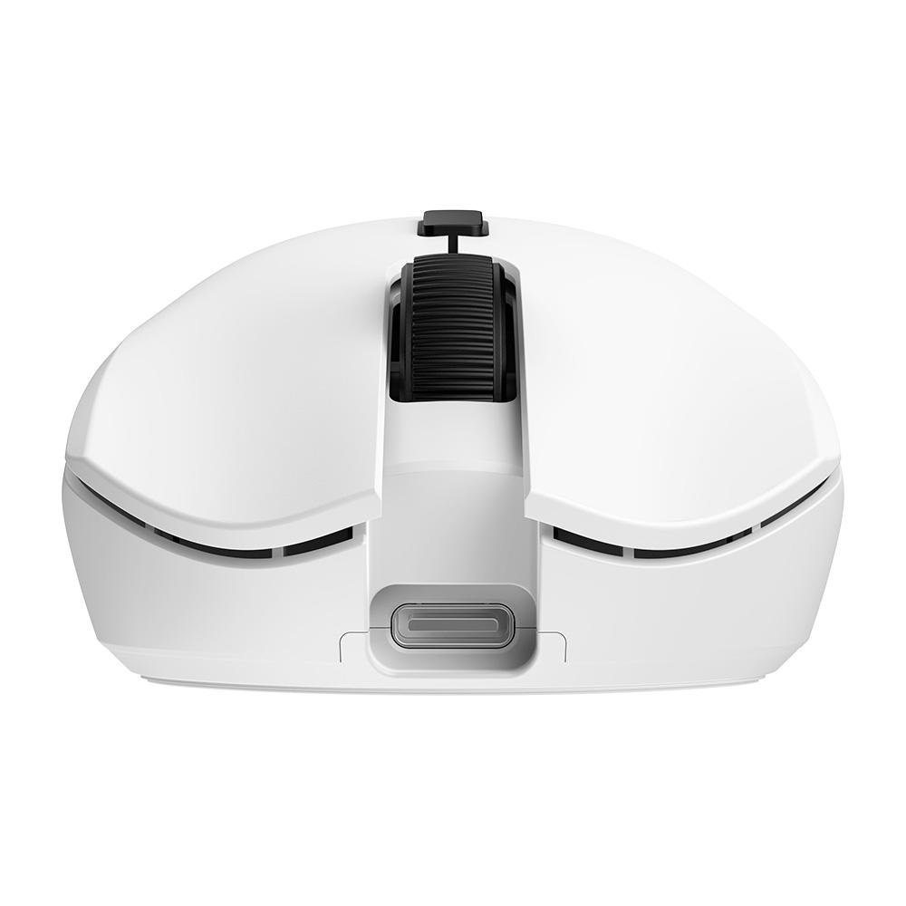 Imagem 3 de 4 do produto Mouse Gamer Force One Hoku Pro-wh, 26.000 DPI, 4 Switchs Alternáveis, Dual Mode Wireless ou Wired USB-C, Recarregável, Branco - FR.MO.HK.02