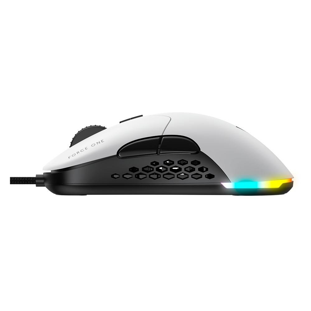 Imagem 4 de 12 do produto Mouse Gamer Force One Lynx, 19.000 DPI, RGB, Switchs Hotswap, Personalizável, Dual Mode Wireless ou Wired USB-C, Recarregável - FR.MO.LX.01