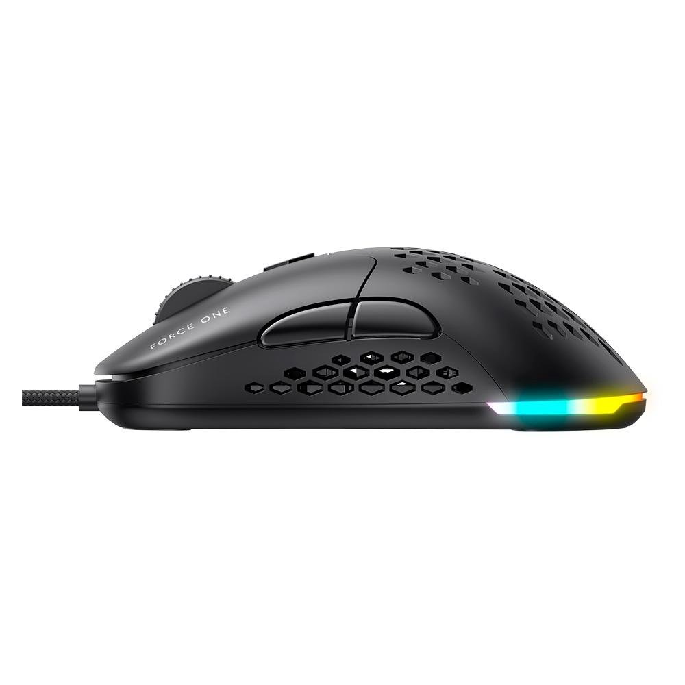 Imagem 7 de 12 do produto Mouse Gamer Force One Lynx, 19.000 DPI, RGB, Switchs Hotswap, Personalizável, Dual Mode Wireless ou Wired USB-C, Recarregável - FR.MO.LX.01