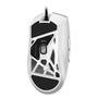 Mouse Gamer Force One Phantom White, 26.000 DPI, Com 6 Botões, Switches Huano Azul, Sensor Paw 3395, Branco - FR.MO.PH.01