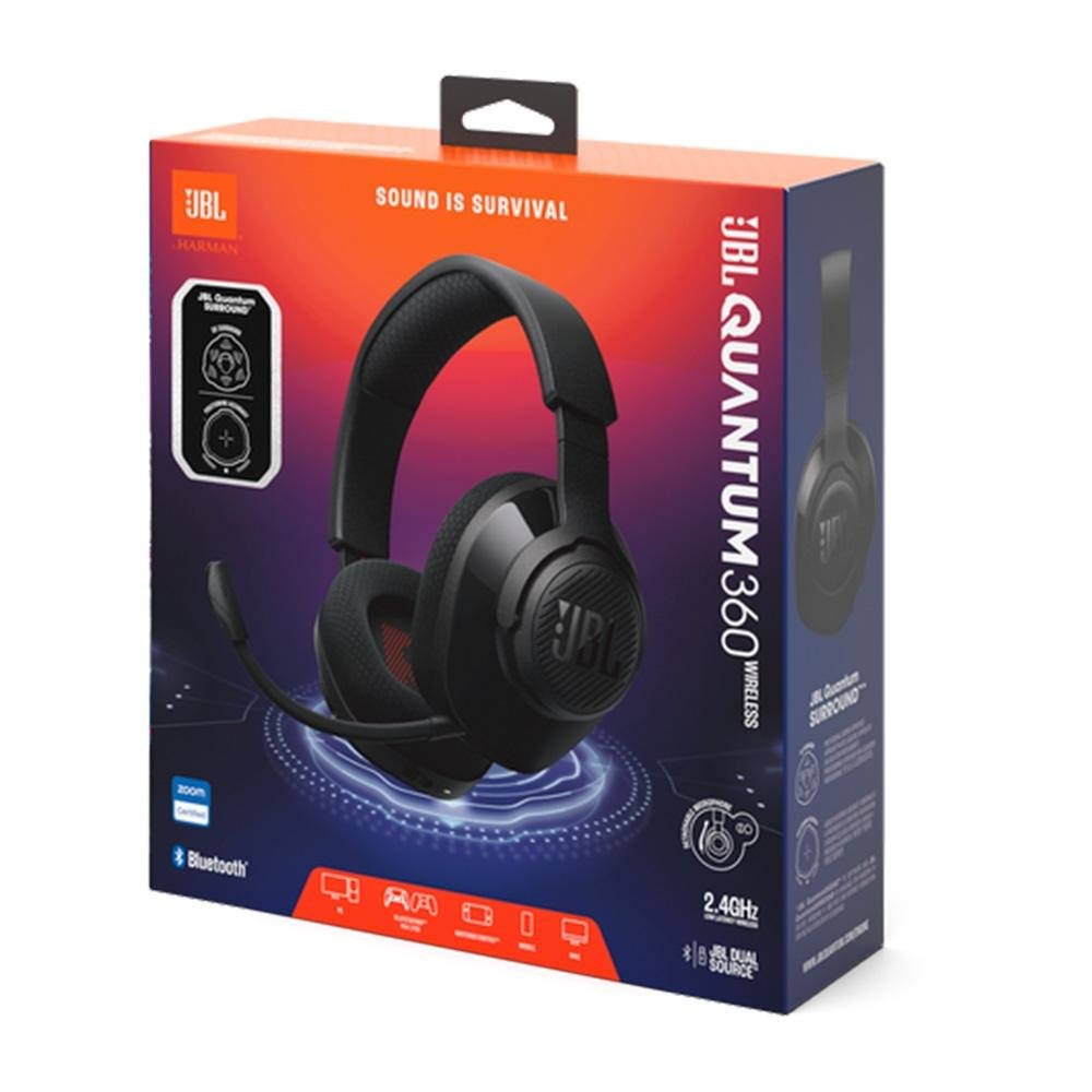 Headset Gamer Sem Fio Quantum 360 Wireless Jbl, Preto - ( Balão.info - foto 7