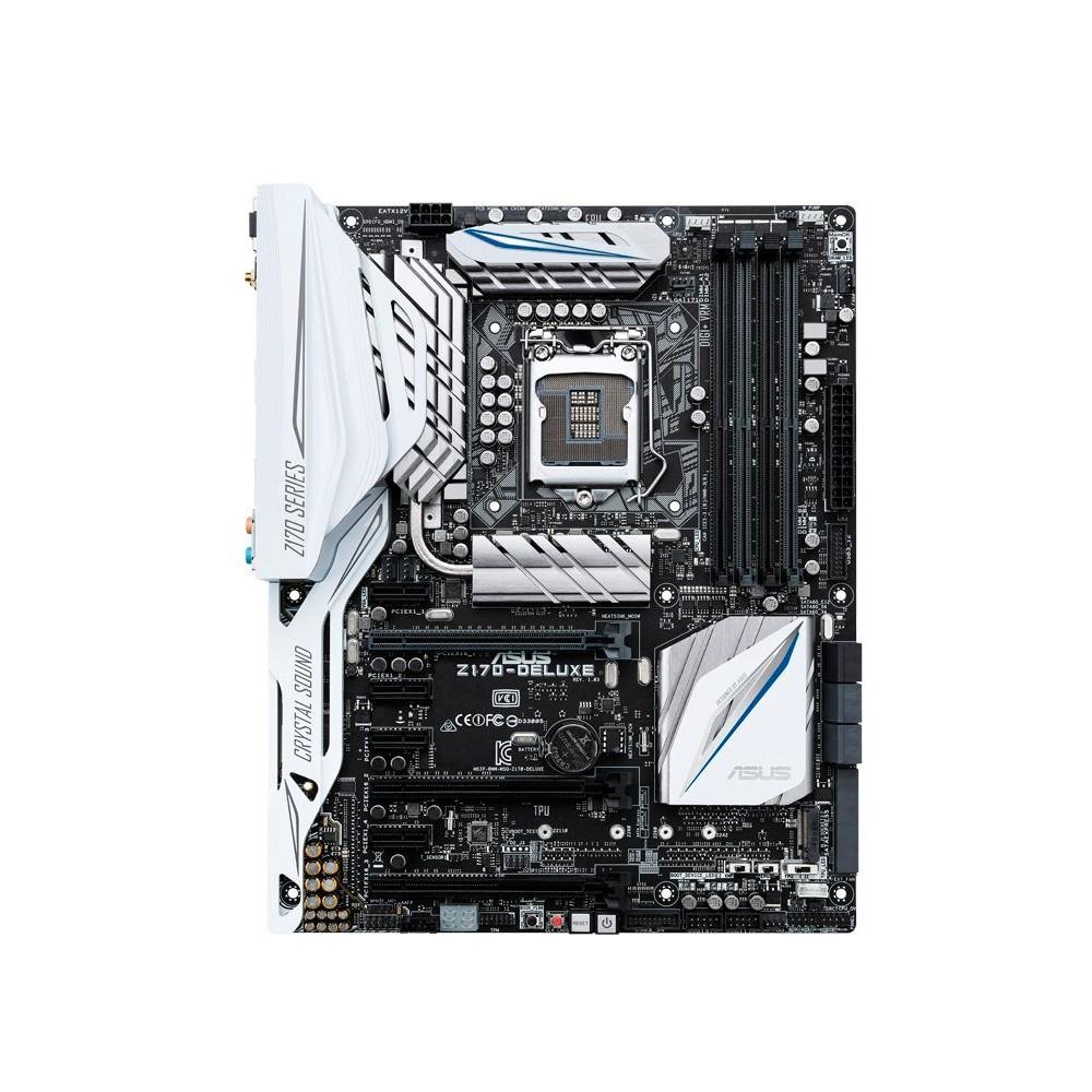 Imagem 8 de 8 do produto Placa-Mãe ASUS p/ Intel LGA 1151 ATX Z170-DELUXE, 4xDDR4, DP/HDMI, Wi-Fi AC, USB 3.1 Tipo A e C, Hyper M.2 x4, NVMe, SLI/CFX