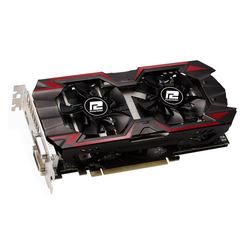 Placa de Video VGA PowerColor AMD Radeon AX R9 380 4GB GDDR5 PCI Express 3.0 HDMI/DP/DVI 4GBD5-PPDHE
