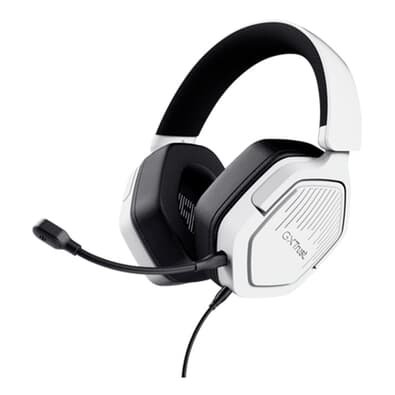Headset Gamer GXTrust 492W Carus, Multiplataforma P3, Setup White, Branco - 25448