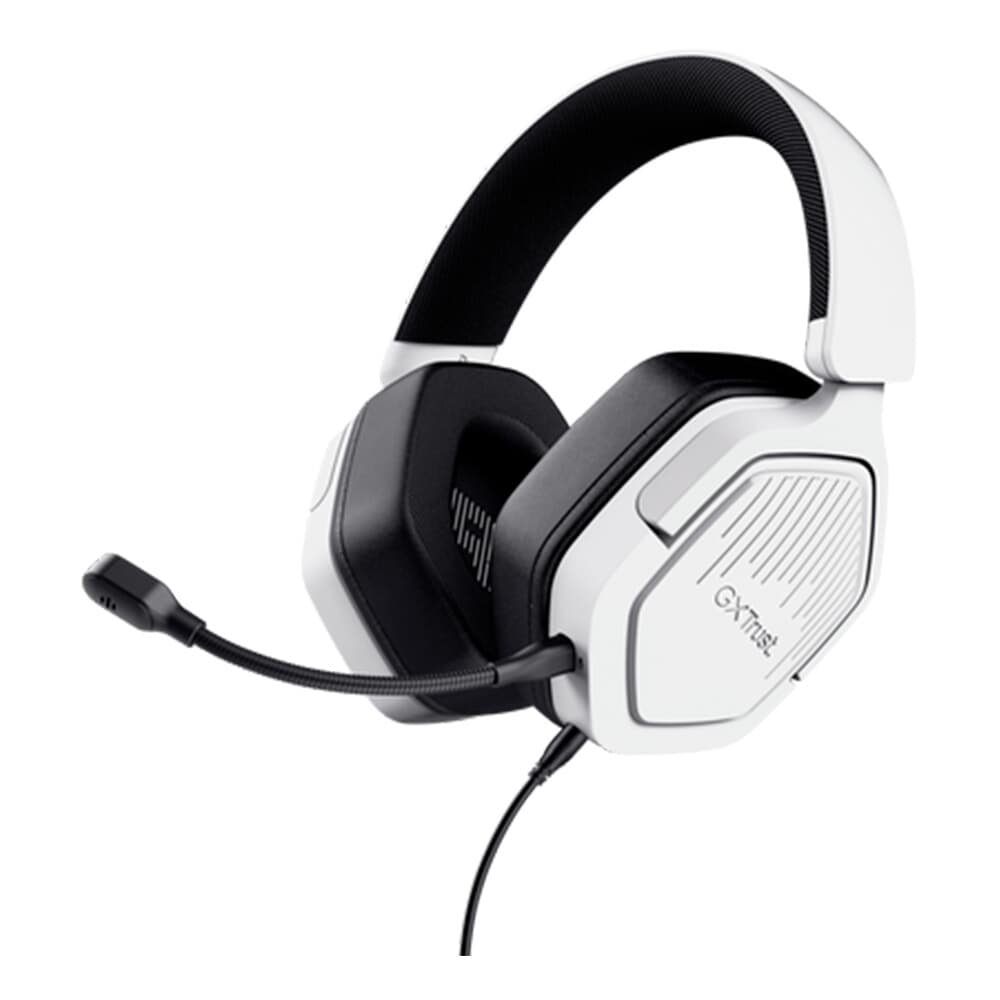 Headset Gamer GXTrust 492W Carus, Multiplataforma P3, Setup White, Branco - 25448 Headset Gamer GXTrust 492W Carus, Multiplataforma P3, Setup White, Branco - 25448