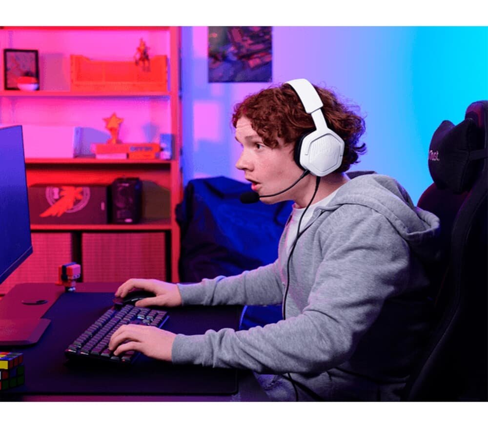 Headset Gamer GXTrust 492W Carus, Multiplataforma P3, Setup White, Branco - ( Balão.info - foto 4