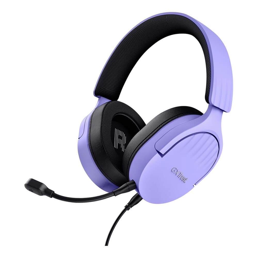 Headset Gamer GXTrust 489P Fayzo, Multiplataforma P3, PC e Consoles, Roxo - 25301