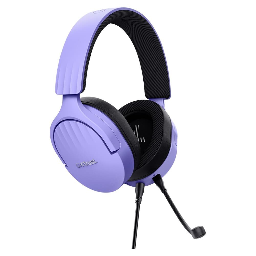 Headset Gamer GXTrust 489P Fayzo, Multiplataforma P3, PC e Consoles, Roxo - ( Balão.info - foto 3