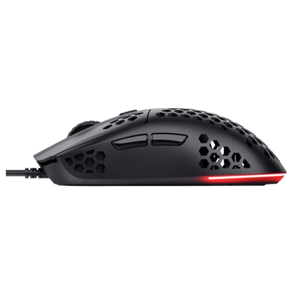 Imagem 4 de 4 do produto Mouse Gamer GXTrust 928 Helox Ultraleve, RGB, 6 Botões, 6400 DPI, USB, Preto - 25306