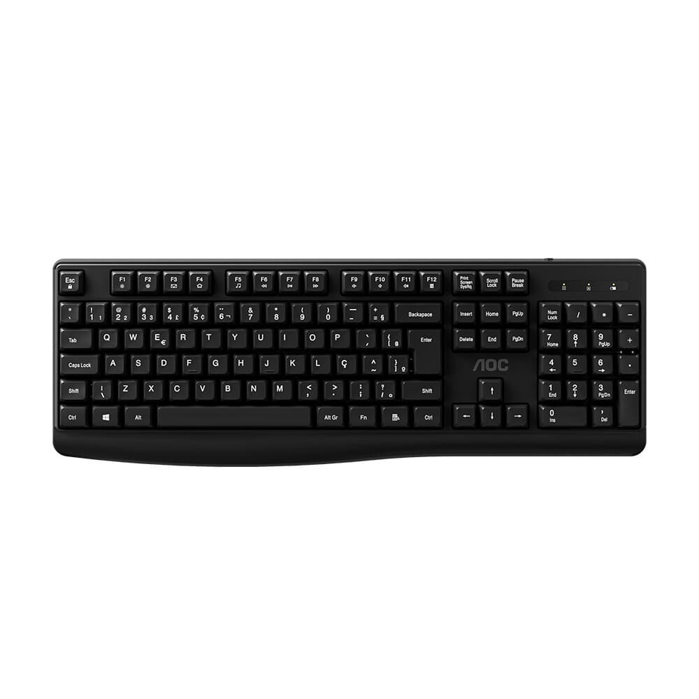 Kit Teclado e Mouse ( Balão.info) Wireless Set, 2.4G, Preto - KM310 BK - foto 5