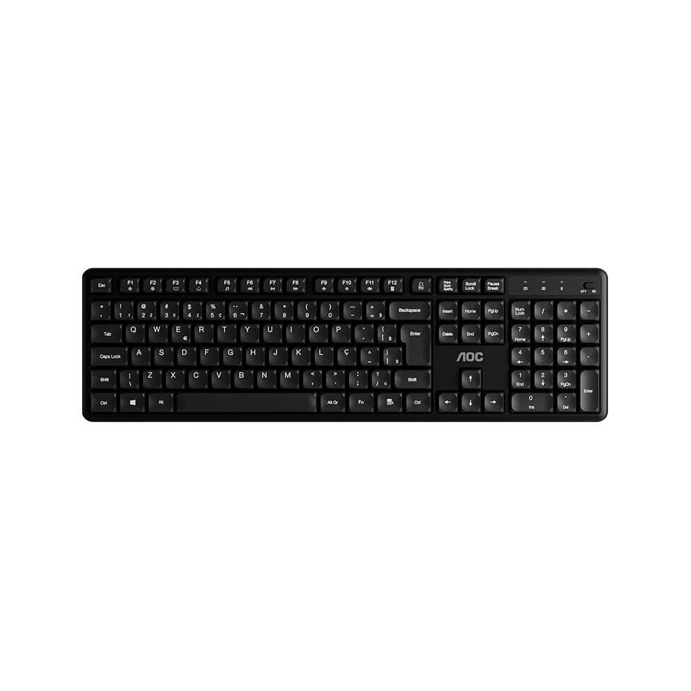 Kit Teclado e Mouse ( Balão.info) KM460, USB, 1200 DPI, 104 Teclas, Resistente a Derramamento, Preto - KM460 BK - foto 6