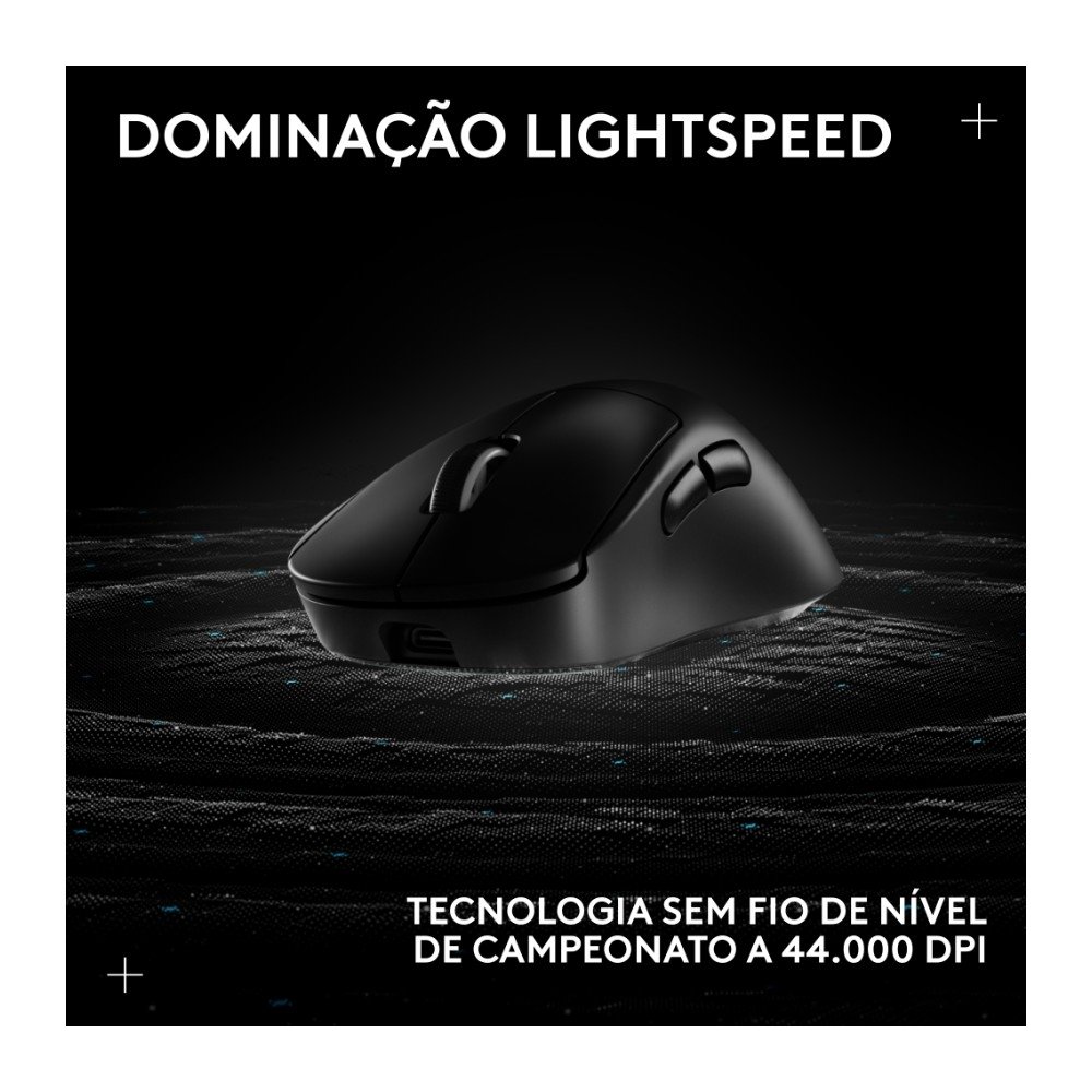 Mouse Gamer Sem Fio Logitech G Pro X Superlight 2 DEX, Lightspeed, 44.000 DPI, Design Assimétrico para Destros, Preto- 910-007356 Mouse Gamer Sem Fio Logitech G Pro X Superlight 2 DEX, Lightspeed, 44.000 DPI, Design Assimétrico para Destros, Preto- 910-007356