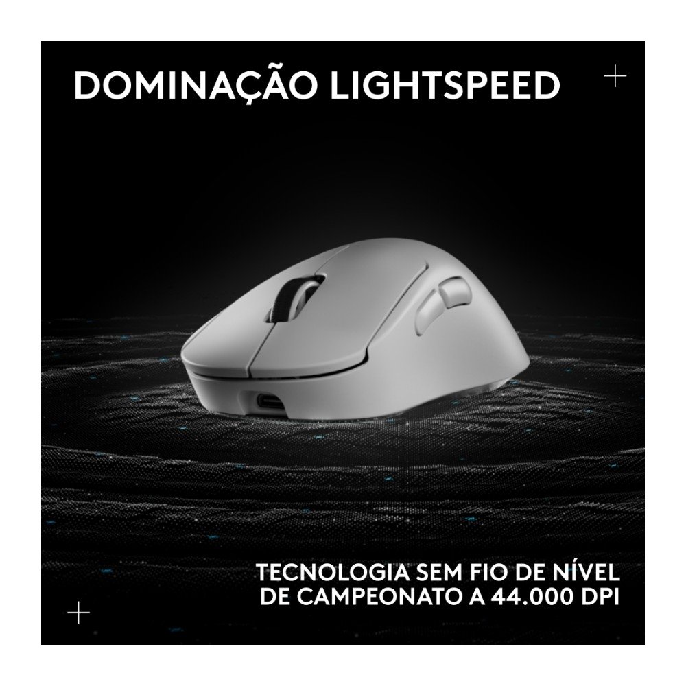 Mouse Gamer Sem Fio ( Balão.info) 2 DEX, ( Balão.info), 44.000 DPI, Design Assimétrico para Destros, Branco -910-( Balão.info - foto 5