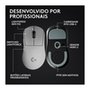 Mouse Gamer Sem Fio Logitech G Pro X Superlight 2 DEX, Lightspeed, 44.000 DPI, Design Assimétrico para Destros, Branco -910-007364