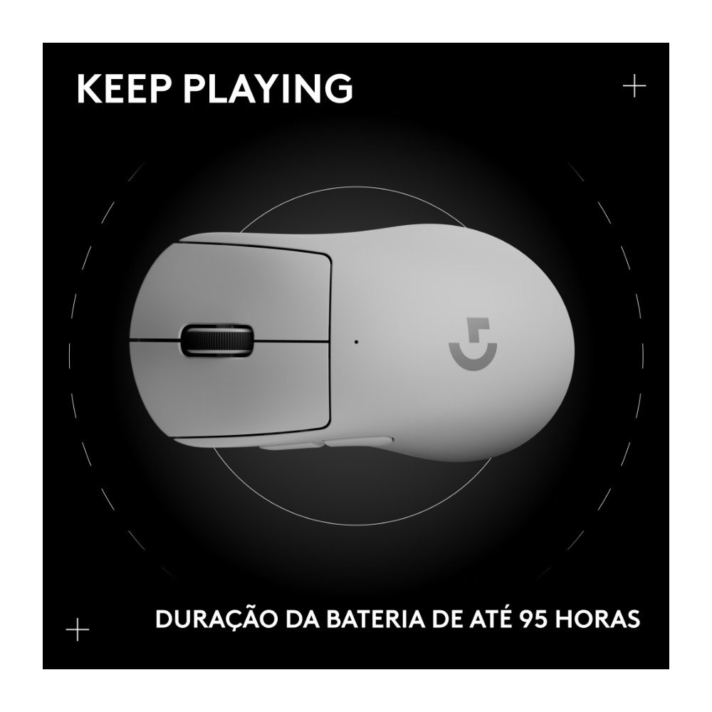 Mouse Logitech G Pro X Superlight 2 DEX | KaBuM!