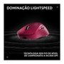 Mouse Gamer Sem Fio Logitech G Pro X Superlight 2 DEX, Lightspeed, 44.000 DPI, Design Assimétrico para Destros, Rosa Magenta- 910-007372