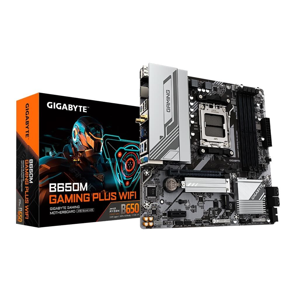 GIGABYTE B650M GAMING WIFI 【AM4】 Placa Mãe Gigabyte B650M GAMING PLUS WIFI | KaBuM!