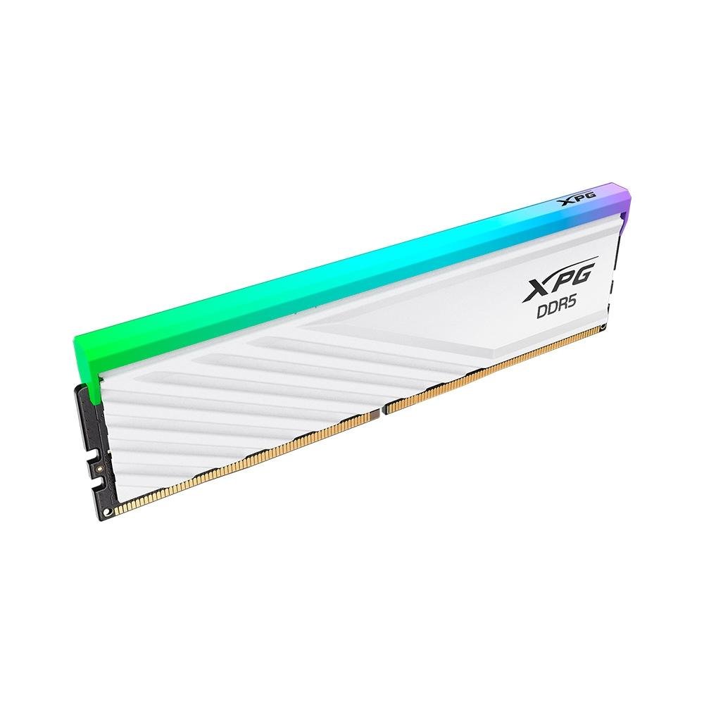 Memória RAM XPG Lancer Blade, 16GB, RGB, DDR5, 6000MHz, Single Tray, CL48, Branco - AX5U6000C4816G-SLABRWH - view 2