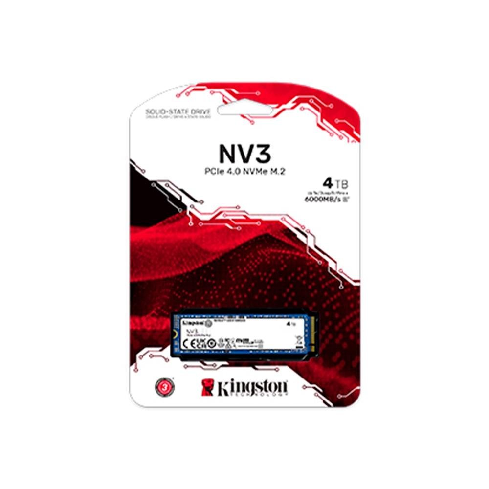 SSD Kingston NV3, 4 TB, M.2 2280 | KaBuM! SSD Kingston NV3, 4 TB, M.2 2280 | KaBuM!