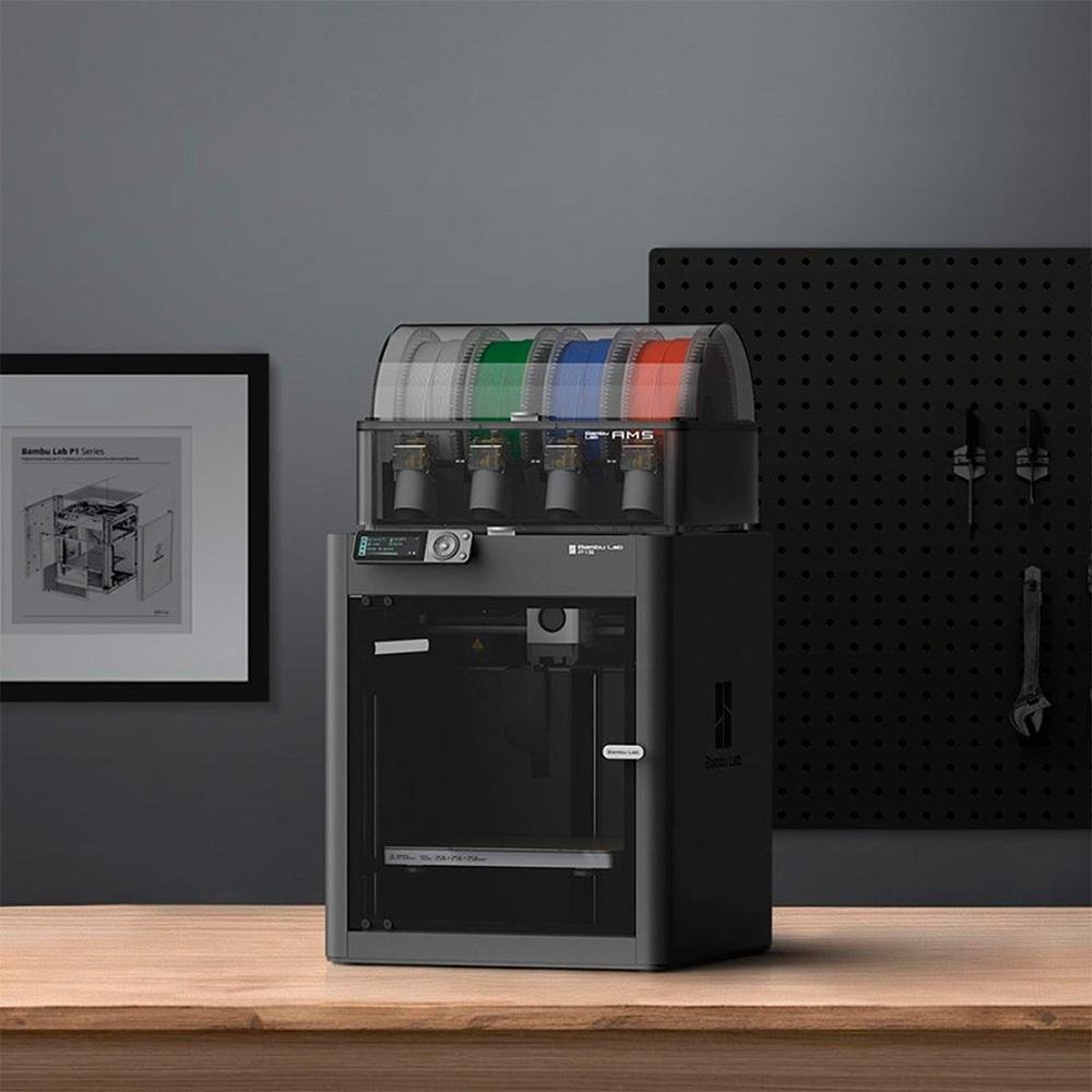 Impressora 3D Bambu Lab P1S com AMS | KaBuM!