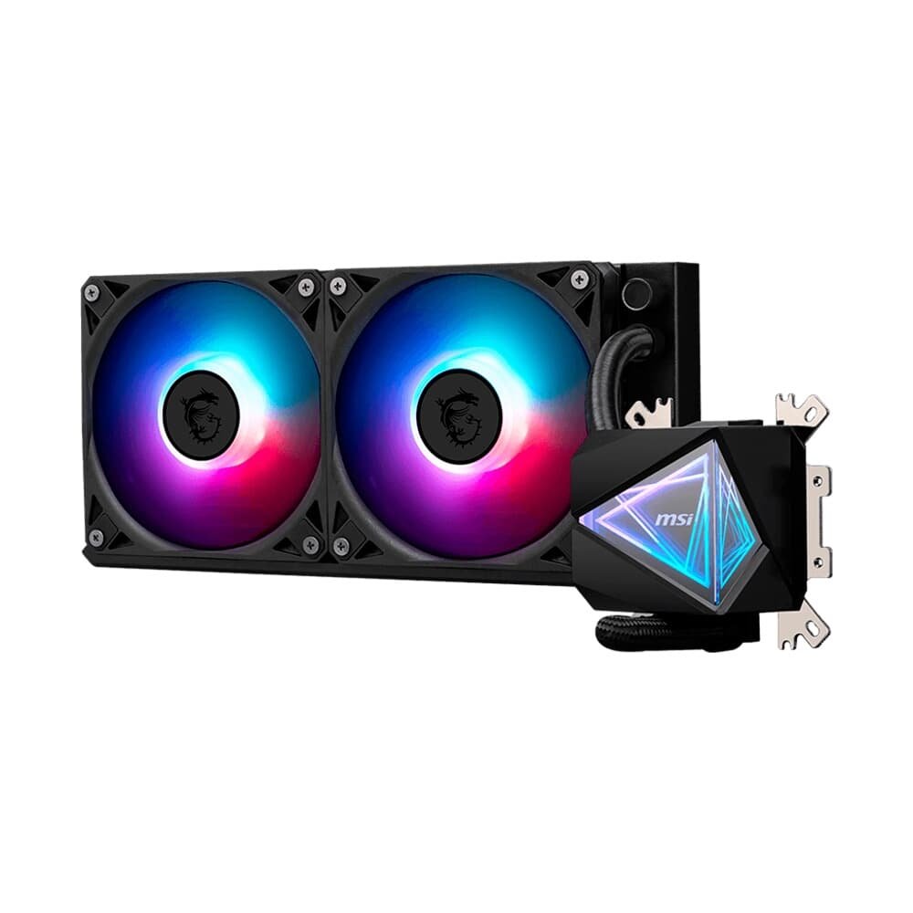 Water Cooler MSI MAG Coreliquid I240, ARGB, 240mm, Intel e AMD, Preto - MAG CORELIQUID I240 6
