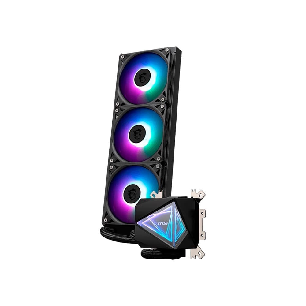 Water Cooler MSI MAG Coreliquid I360, ARGB, 360mm, Intel e AMD, Preto - MAG CORELIQUID I360 Water Cooler MSI MAG Coreliquid I360, ARGB, 360mm, Intel e AMD, Preto - MAG CORELIQUID I360
