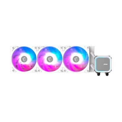 Water Cooler MSI MAG Coreliquid A13, ARGB, 360mm, Intel e AMD, Branco - MAG CORELIQUID A13 360 WHITE