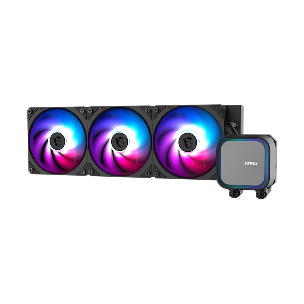 Water Cooler MSI MAG Coreliquid A13, ARGB, 360mm, Intel e AMD, Preto - MAG CORELIQUID A13 360 4