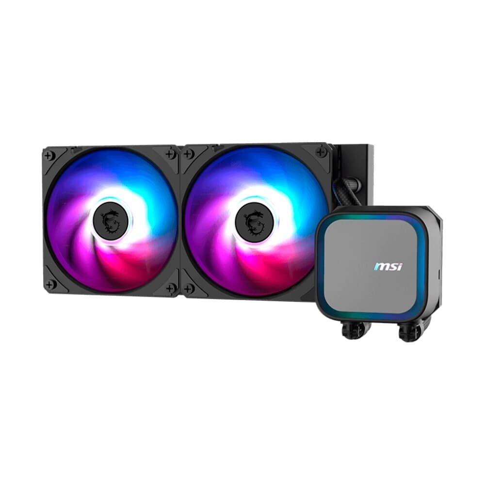 Imagem 2 de 2 do produto Water Cooler MSI MAG Coreliquid A13, ARGB, 240mm, Intel e AMD, Preto - MAG CORELIQUID A13 240