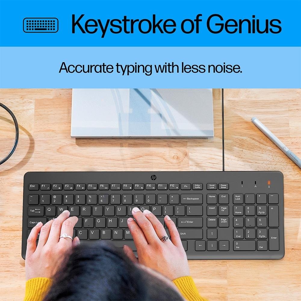 Kit Teclado e Mouse ( Balão.info) 150, USB-A, Layout BR, Preto - 240J7AA#AC4 - foto 7