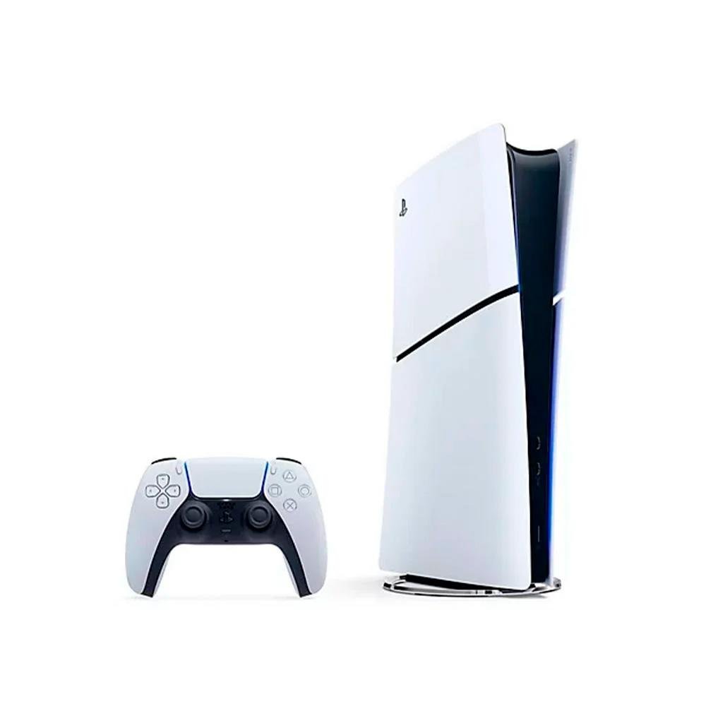 Kit Console PlayStation 5 Slim Sony, Edição Digital, Com Controle Sem Fio DualSense Branco + 2 Jogos Digitais + Controle Sony DualSense PS5 Kit Console PlayStation 5 Slim Sony, Edição Digital, Com Controle Sem Fio DualSense Branco + 2 Jogos Digitais + Controle Sony DualSense PS5