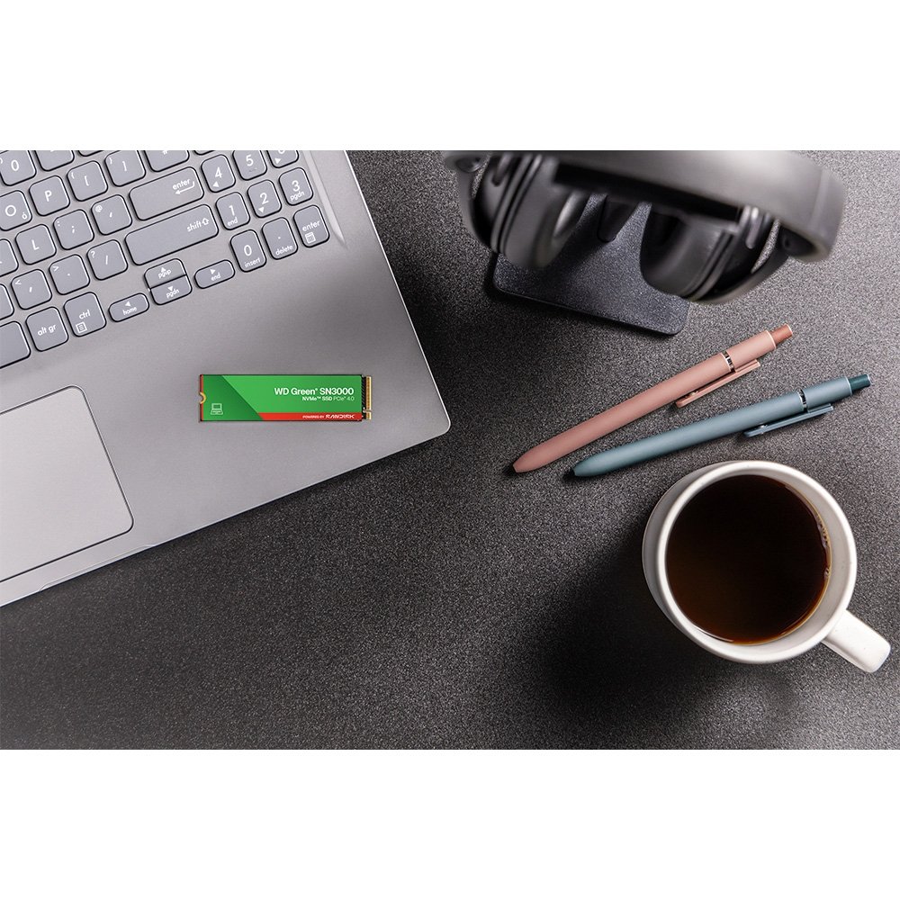 Imagem 6 de 10 do produto SSD Sandisk SN3000, 500 GB, M.2 2280, PCIe, NVMe, Leitura 5000 MB/s, Gravação 4100 MB/s - WDS500G4G0E
