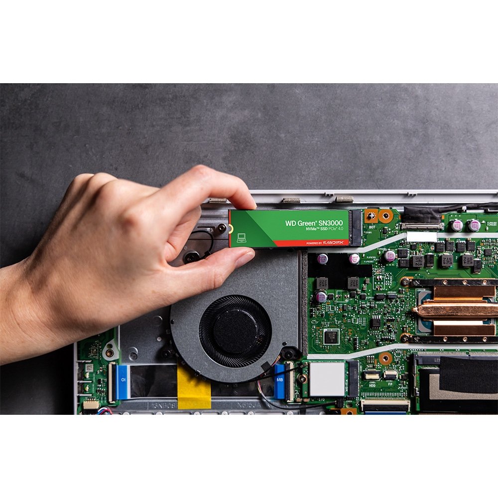 Imagem 8 de 10 do produto SSD Sandisk SN3000, 500 GB, M.2 2280, PCIe, NVMe, Leitura 5000 MB/s, Gravação 4100 MB/s - WDS500G4G0E