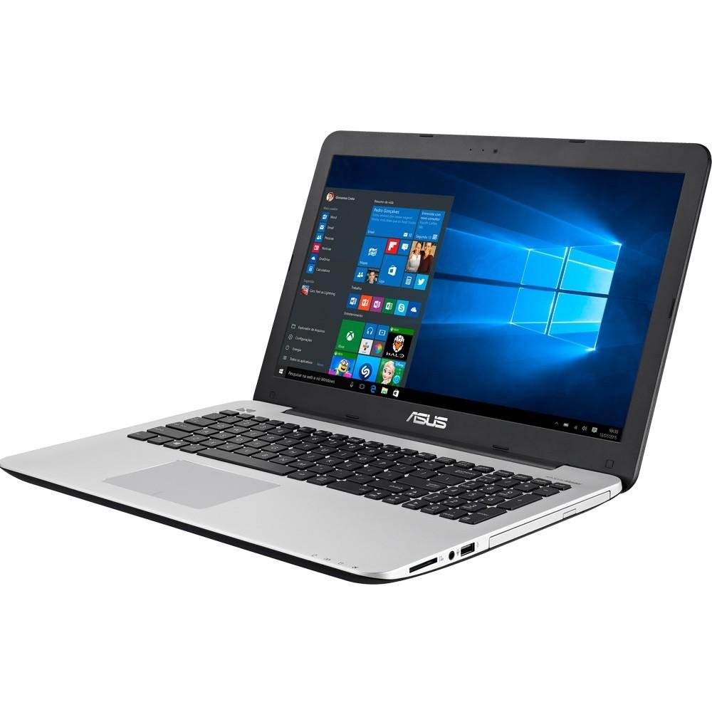 Notebook ASUS com Intel Core i7 5200U, 6GB, 1TB, Windows 10, Tela 15.6´, Preto X555LF-BRA-XX190T