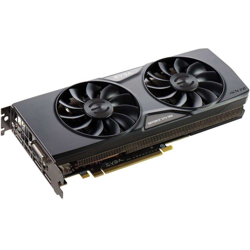 Placa de Vídeo VGA EVGA GeForce GTX 950 2GB SC GAMING ACX2.0 DDR5 128BITS PCI-E 3.0 02G-P4-2956-KR