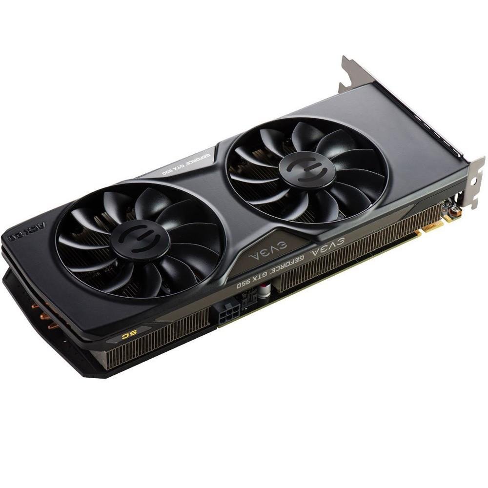 Placa de Vídeo VGA EVGA GeForce GTX 950 2GB SC GAMING ACX2.0 DDR5 128BITS PCI-E 3.0 02G-P4-2956-KR
