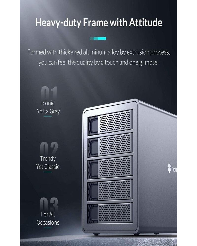 Hd Storage 5 Baias Hd Sata/ssd 2.5" E 3.5" - Usb-c 3.2 Gen2 10gbps Hd Storage 5 Baias Hd Sata/ssd 2.5" E 3.5" - Usb-c 3.2 Gen2 10gbps