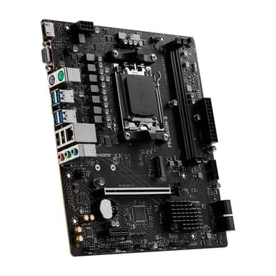 Placa Mãe MSI PRO B650M-B, AMD AM5, mATX, DDR5, Preto - PRO B650M-B