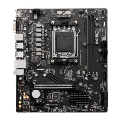 Placa Mãe MSI PRO B650M-B, AMD AM5, mATX, DDR5, Preto - PRO B650M-B