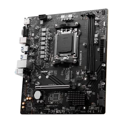 Placa Mãe MSI PRO B650M-B, AMD AM5, mATX, DDR5, Preto - PRO B650M-B