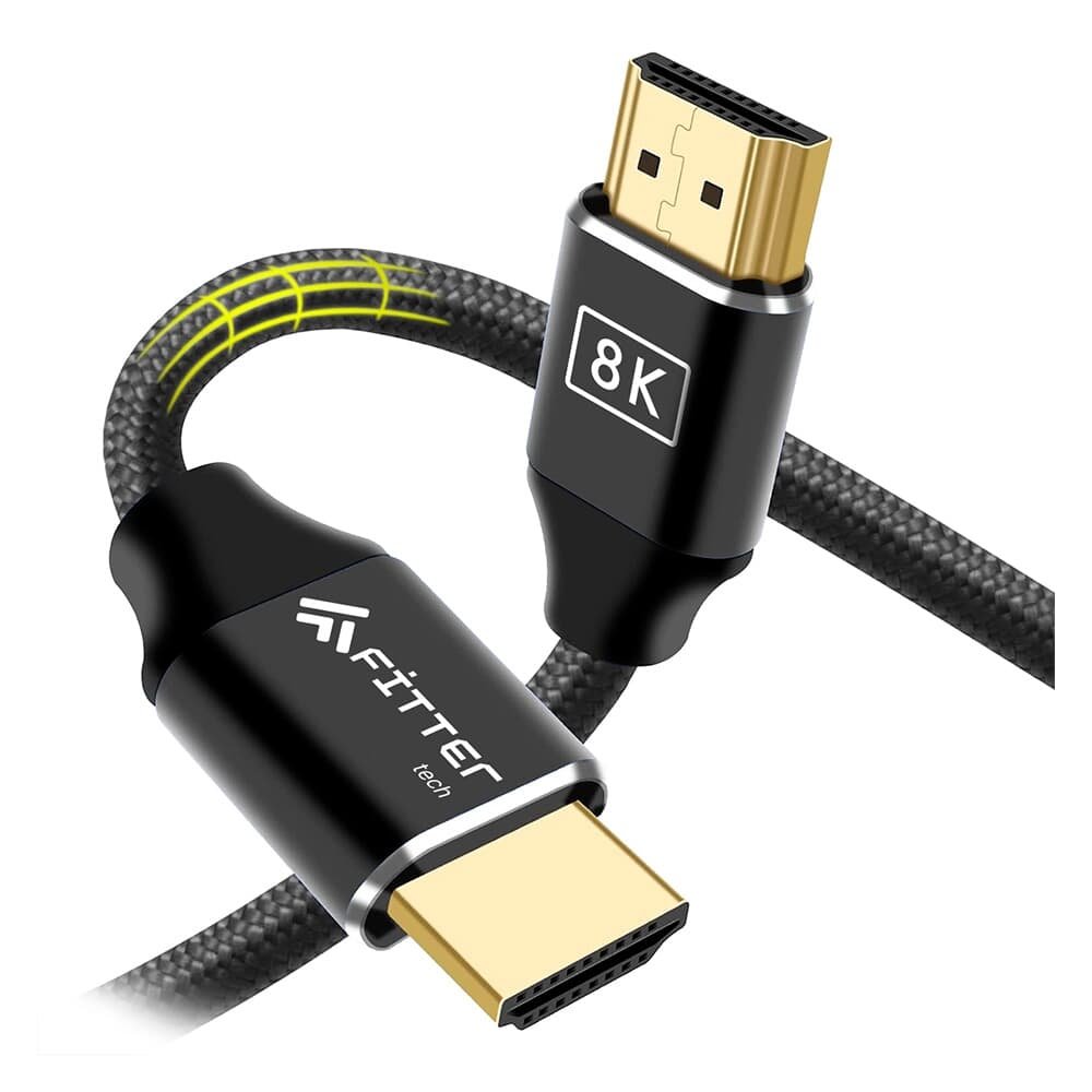 Cabo HDMI 2.1 Fitter, UHDTV 8K, 2 Metros, 48Gbps, 3D, Ready, 144Hz, 4k, Função CEC-ARC, Preto - FHB2 Cabo HDMI 2.1 Fitter, UHDTV 8K, 2 Metros, 48Gbps, 3D, Ready, 144Hz, 4k, Função CEC-ARC, Preto - FHB2