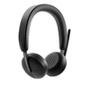 Headset Sem Fio Dell WL3024, Cancelamento de Ruído, Recarregável, Preto - 520-BBCH