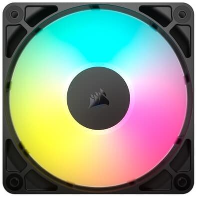 Ventoinha Corsair RS120 ARGB, 120mm, PWM, Preto - CO-9050180-WW