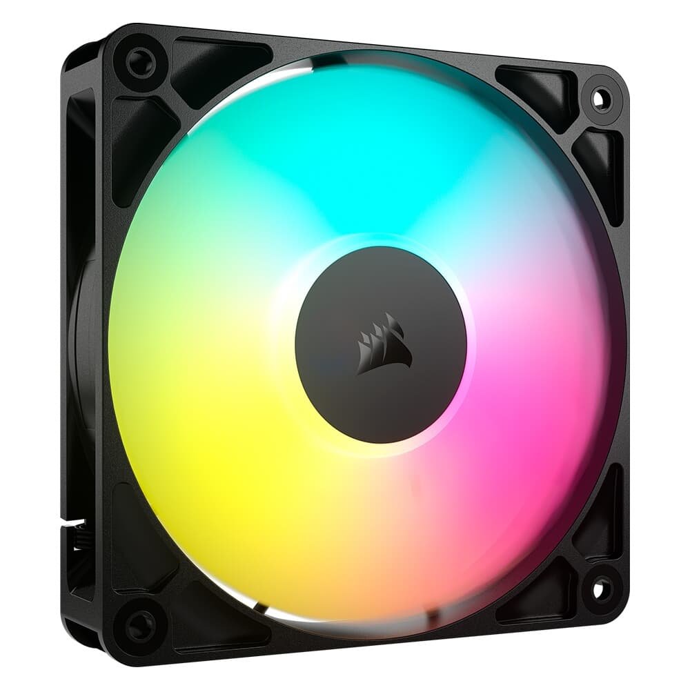 Kit com 3 Ventoinhas Corsair RS120 ARGB, 120mm, PWM, Preto - CO-9050181-WW - view 8